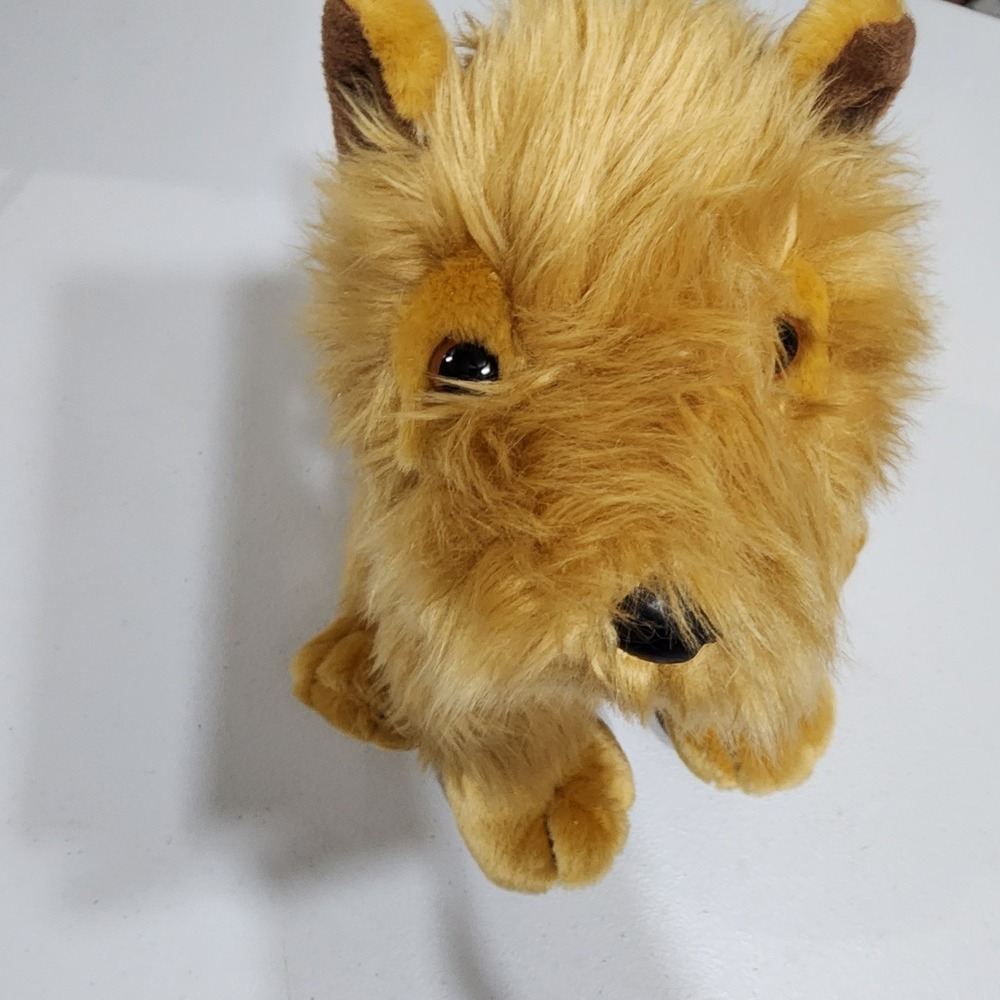 Emrad Creations Seasonal Sensations Shaggy Terrier Dog Plush Stuffed Animal 12"